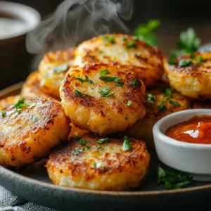 Crispy Air Fryer Hash Brown Patties