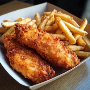 Homemade Chicken Tenders and Fries Recipe